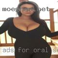 Ads for oral sex in PA